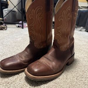 Dan Post Two-Tone Brown Western Boots